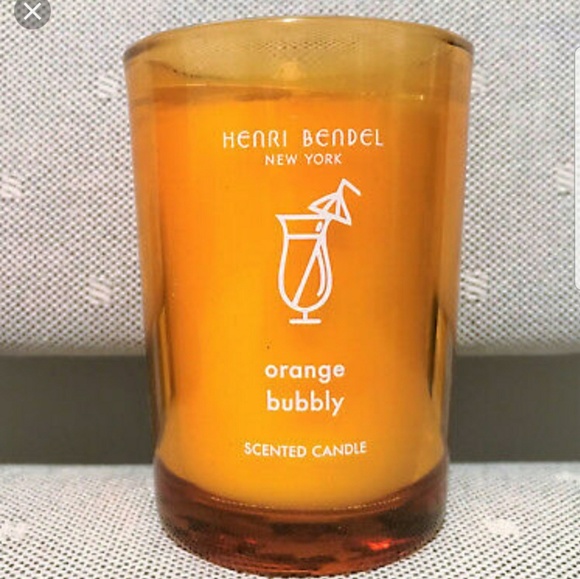 Orange Bubbly Henri Bendel Luxury Candle 6.3 Oz - Picture 2 of 5